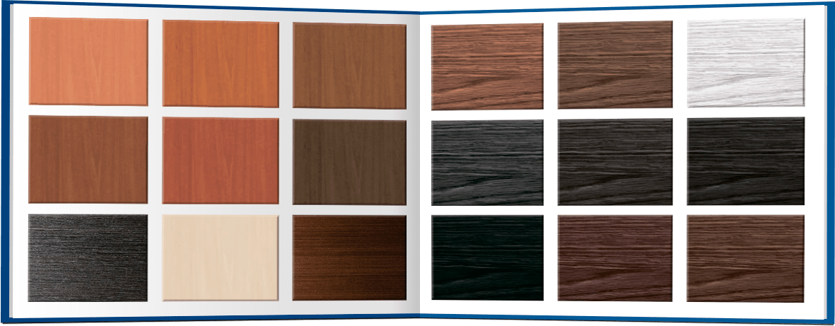 Product catalog, brochures and finishes book